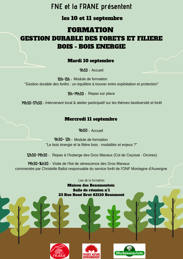 Programme formation foret