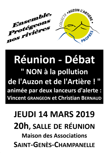 Invitation Collectif Auzon Artiere propres